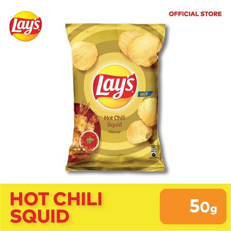 Lay S Potato Chips Hot Chili Squid G Shopee Malaysia