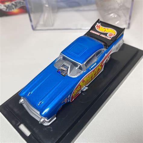 ホットウィール 1 64 100 hot wheels 57 CHEVY FUNNY CAR 1957 シェビー ファニーカー ドラッグレース ベルエア 開封品 乗用車 売買された