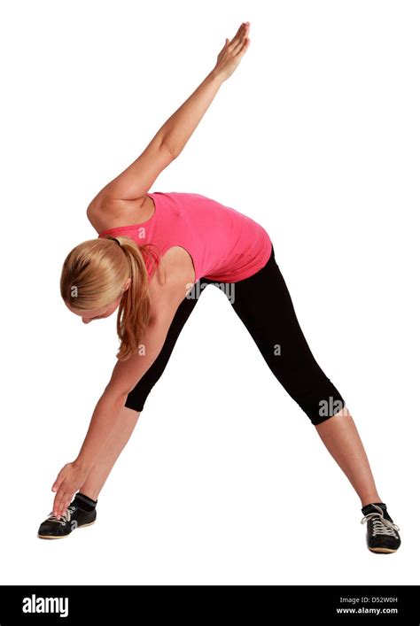 Blonde Female Standing Legs Apart Hi Res Stock Photography And Images Alamy