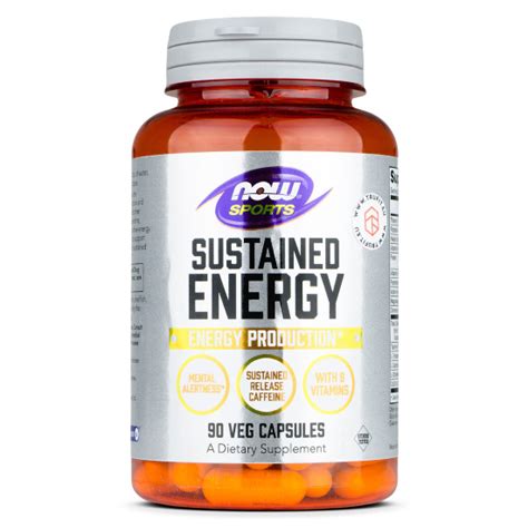 Now Foods - Sustained Energy - Energy boost - TRUFIT.eu