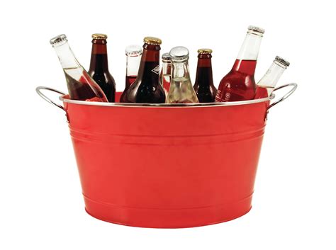 Twine Country Home™ Big Red Galvanized Metal Tub Wayfair Canada