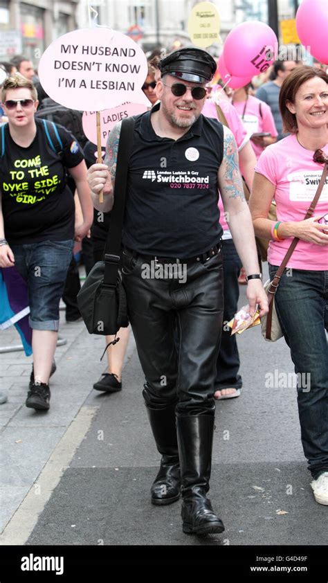 Gay Pride Parade London Stock Photo Alamy