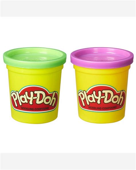 Riachuelo Massinha Play Doh 2 Potes Roxo E Verde Hasbro