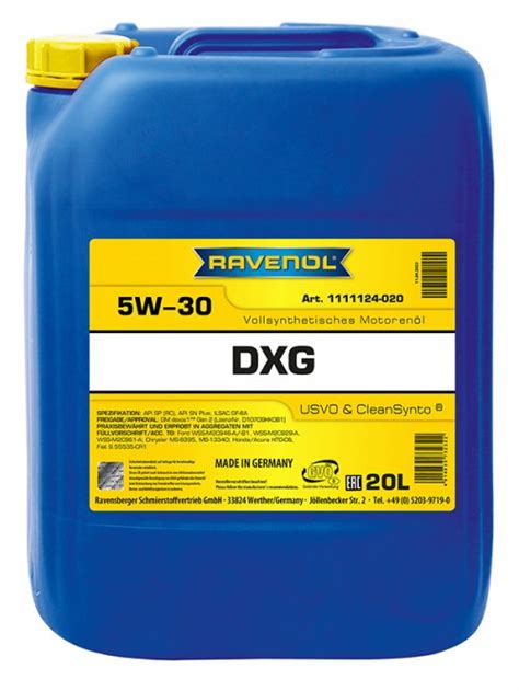 RAVENOL DXG SAE 5W-30 | RAVENOL