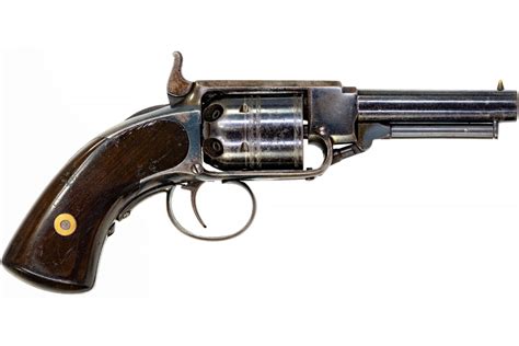 Very Fine Warner 2nd Model 1st Type Percussion Pocket Revolver
