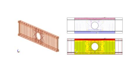 Structural Design Of A Concrete Beam With An Opening En Idea Statica