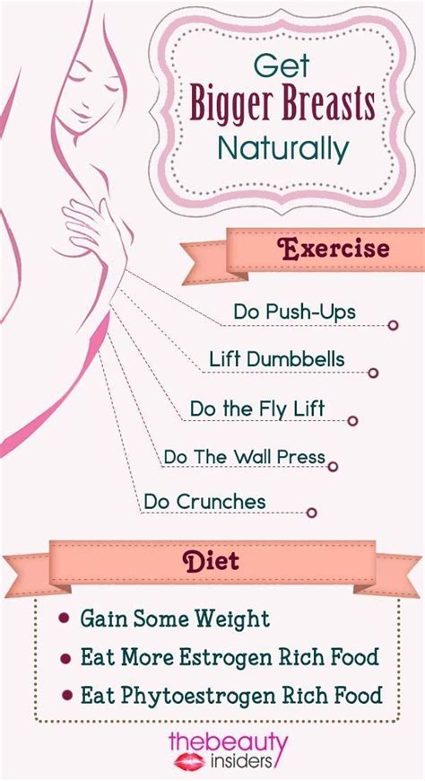 8 Exercises To Increase Breast Size Naturally Breast Workout Breast