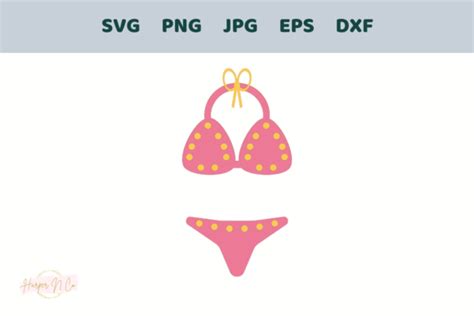 Bikini Bathing Suit Svg Graphic By Harpernco Creative Fabrica