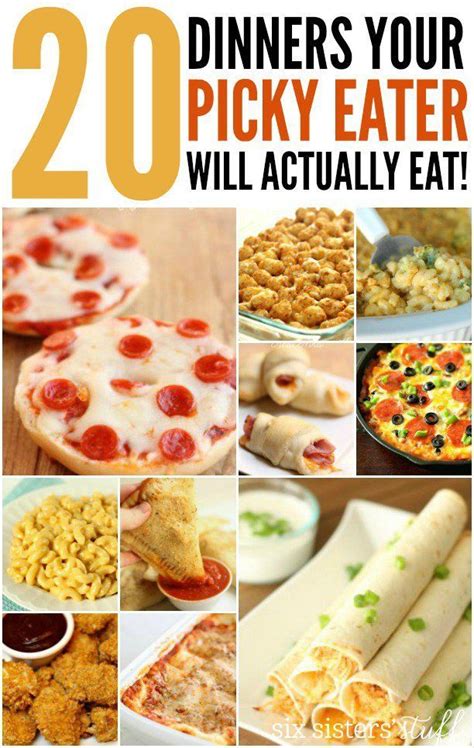 20 dinners your picky eater will actually eat (and love)! http