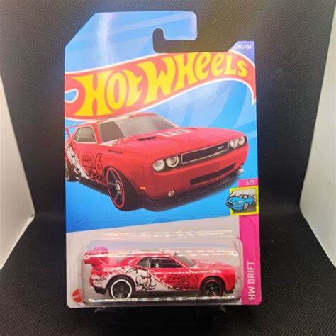 Hot Wheels Dodge Challenger Drift Car Shopee Malaysia