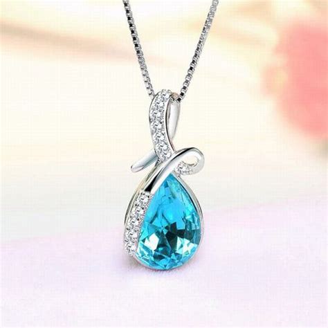 Mua Dây Chuyền Lili Jewelry Bạc Nữ Giọt Nước Đính Pha Lê Swarovski LILI