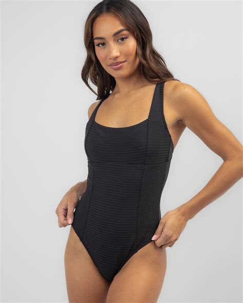 Shop Rip Curl Premium Surf DD One Piece Swimsuit In Black - Fast