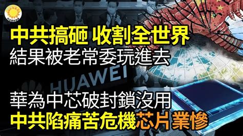 中共搞砸了！野心收割全世界 結果都被老常委們玩進去了； 華為、中芯破解封鎖沒用！中共陷1痛苦危機 芯片業慘了； 中國《躺平歌》爆紅；警惕！ai