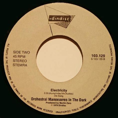 Orchestral Manoeuvres In The Dark Enola Gay 45lik Plak Deform Müzik