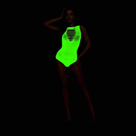 Generic Luminous Sexy Lingerie Fishnet Stockings Glowing Shiny Plus Size Advanced Top Open