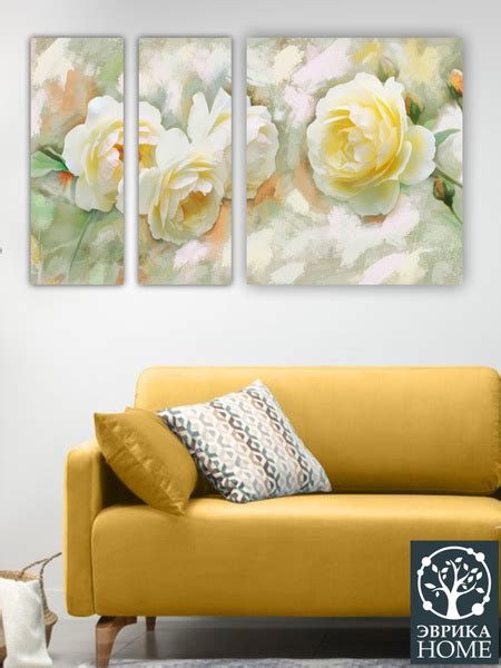 Большая модульная картина на стену интерьерная в раме/на холсте/на ...