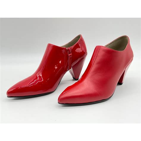 未使用 UNITED NUDE ユナイテッド ヌード cm ディープレッド Delta Pure Pump サイドジップヒールパン TREND STOCK 通販