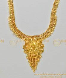 Buy Grand Look Stunning Gold Broad Heavy Kerala Haram Kerala Wedding