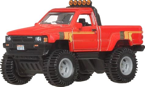 Amazon co jp ホットウィール Hot Wheels カーカルチャー オフロード 1987 トヨタ ピックアップトラック 乗り物おもちゃ ミニカー 3歳から レッド JBK73
