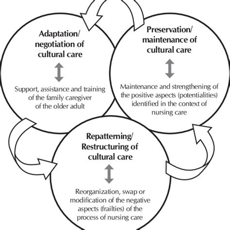 Conceptual Diagram The Older Adult Caregiver Nursing And Cultural