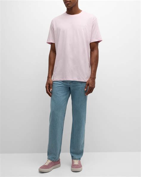 Balmain Mens Embroidered Bulky T Shirt Neiman Marcus