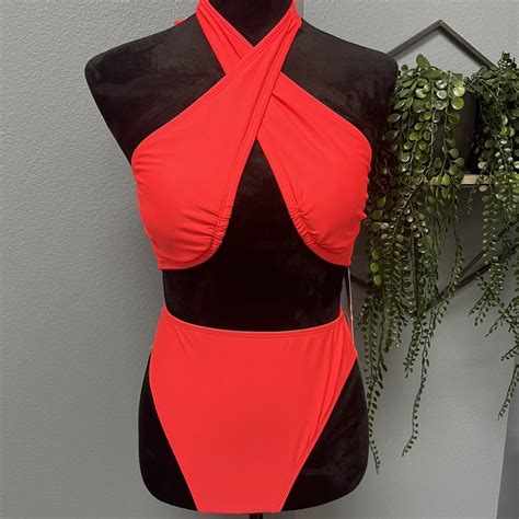 HOT PINK One Piece Swimsuit Disclaimer Please Depop