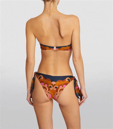Womens Zimmermann Multi Acadian Tie Bikini Top Harrods Us