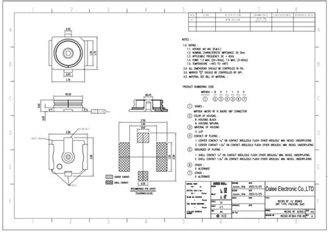 Ipex High Power Rf Connectors Female Type For Contacting Wireless Networks