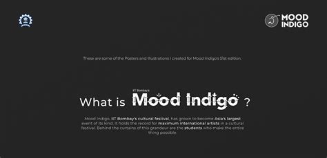 Mood Indigo - Poster Series :: Behance