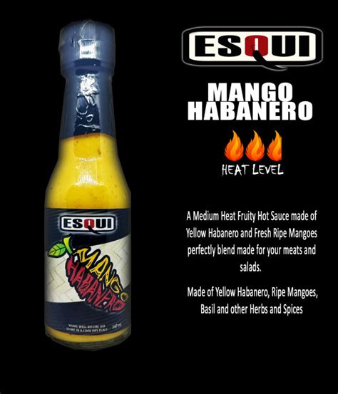 Mango Habanero Hot Sauce By Esqui Lazada PH