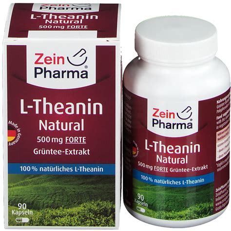 Zeinpharma L Theanin Kapseln Natural Forte Mg St Shop