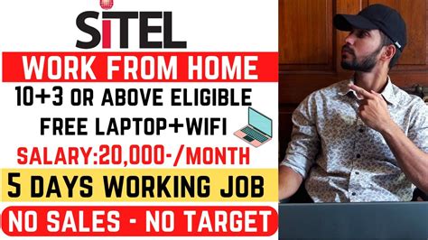 Sitel Work From Home Jobs 2024 Free Laptop Wifi 5 Days Working