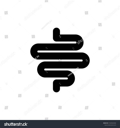 Gut Icon Vector Health Sign Stock Vector Royalty Free 1920945440