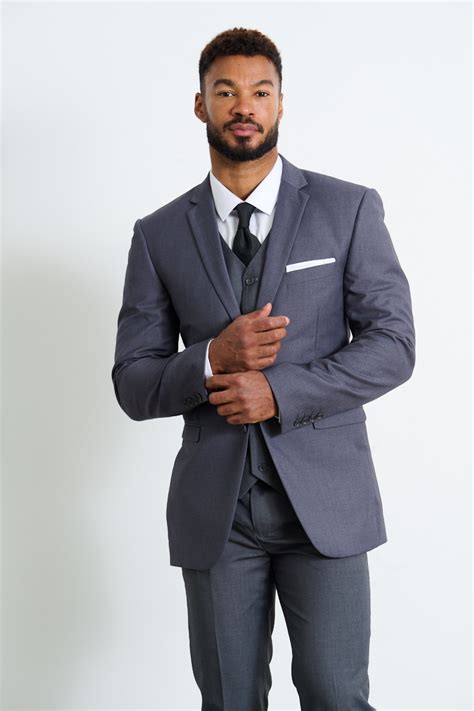 charcoal suit suitor