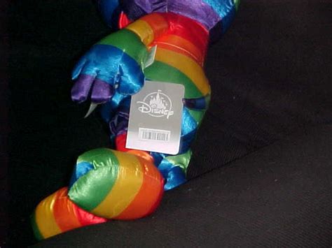 15 Rainbow Gay Mickey Mouse Plush Toy With Tags From The Disney Store Disneyana