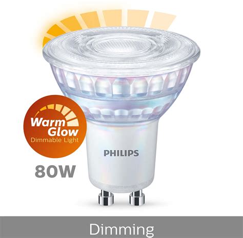 Philips Warm Glow LED Spottilamppu GU10 2200 2700 K 575 Lm