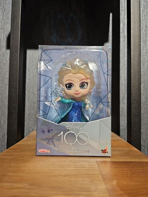 Hot Toys Disney 100 Frozen Elsa Glitter Color Version Cosbaby MISB Hobbies Toys Toys