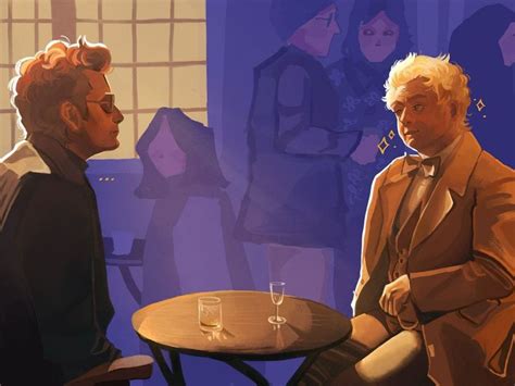 Pin By Rafaela Heart On Desenho In 2024 Good Omens Book Cute Gay Angel And Devil