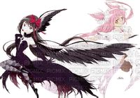 Madoka And Homura Madoka Magica Kaname Homura Akemi Lesbian Cutecore Kawaii