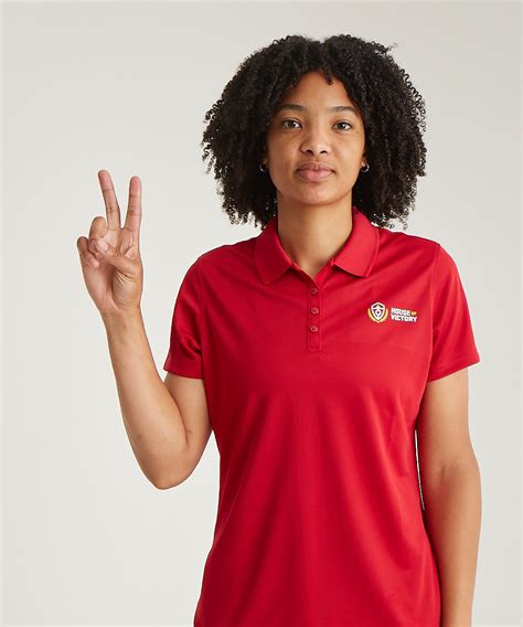 Logo Athletic Polo White House Of Victory