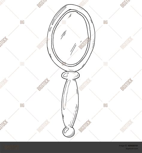 Vector Y Foto Mirror Sketch Prueba Gratis Bigstock