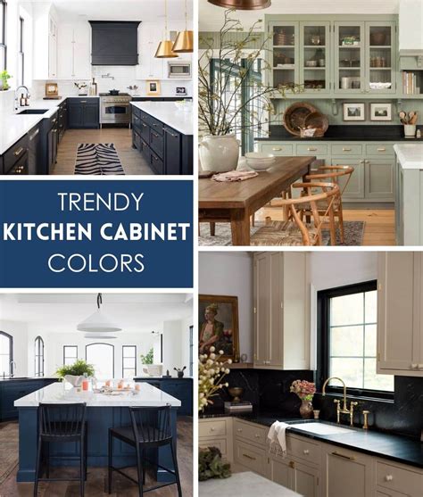 Trendy Kitchen Cabinet Colors A Blissful Nest