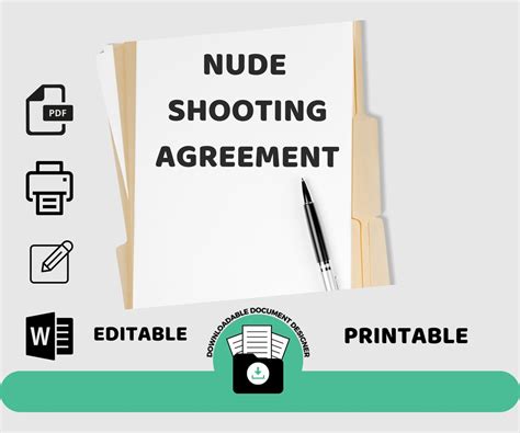Nude Photo Video Shooting Agreement Different Copyrights Verison Nude Model Intake
