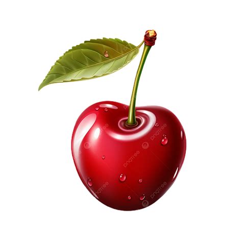 Single Fruit Cherry Clip Art, Fruit, Transparent PNG Transparent Image