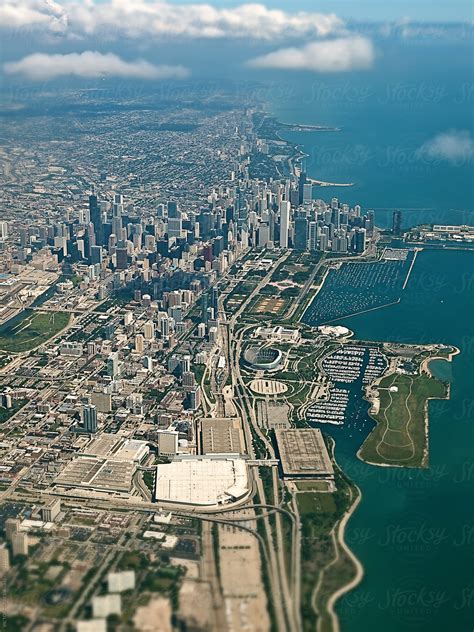 Aerial View Of Chicago By Stocksy Contributor Victor Torres Stocksy