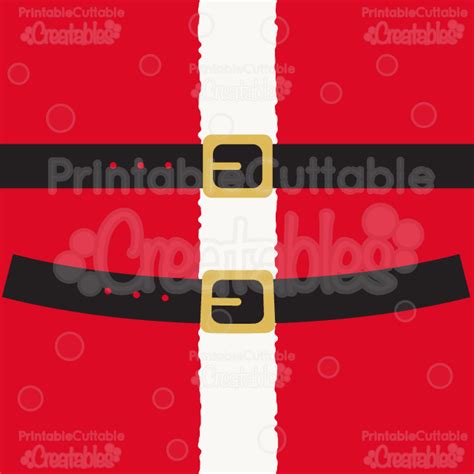 Santas Belt Svg File And Clipart