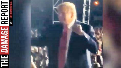 Trump Dances Uncomfortably At Rally Video Youtube