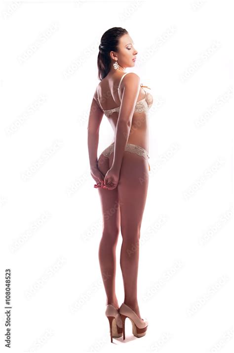 Naked Woman In A Bikini Stock Photo Adobe Stock