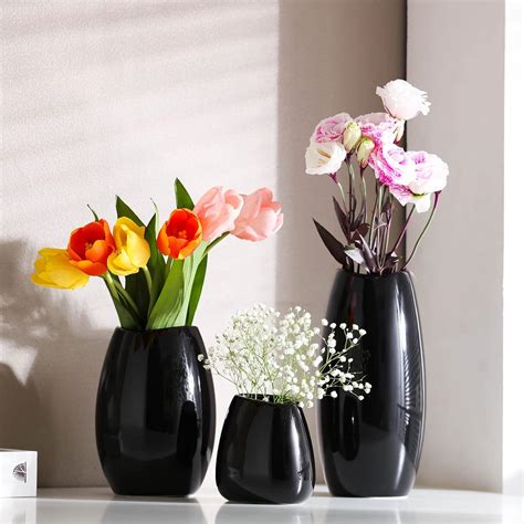 Hjn Modern White Ceramic Vase Set For Home Decor And India Ubuy