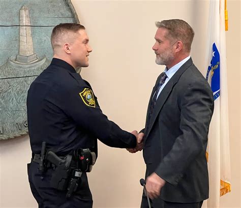 Hingham Police On Twitter Our Newest Officer Jacob Foss Was Sworn